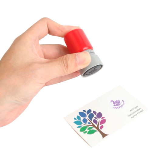 Custom Coloured Round Stamps Feature 2